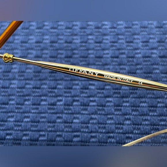 Tiffany & Co. Gold Oval Glasses - Picture 7 of 16